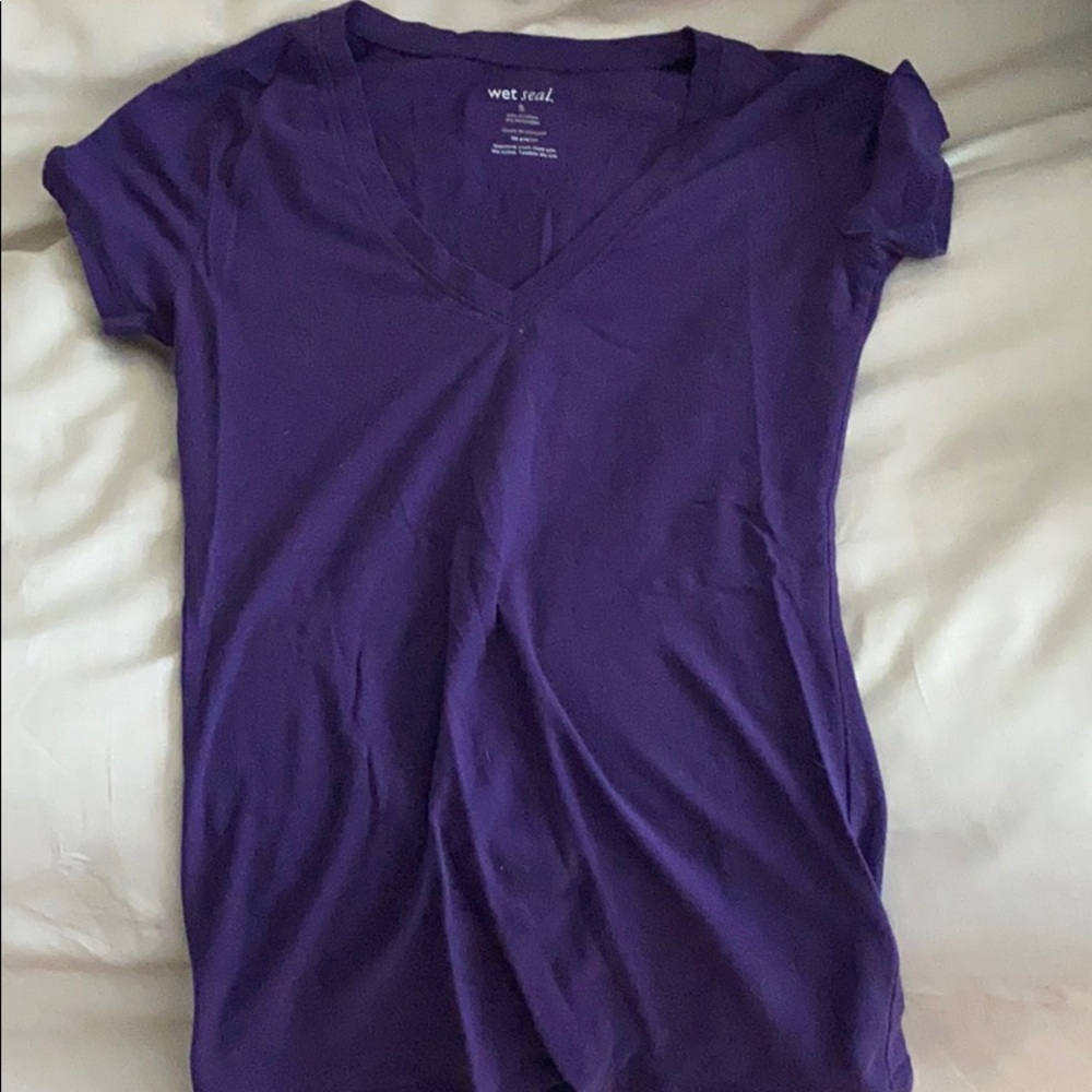Purple bridesmaid shirt